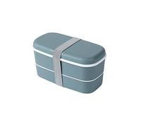 OIFAODAO, Bento Boxes Lunch Box a doppio strato, Materiale plastico, Frigorifero for alimenti, Scatola for la conservazione dei prodotti freschi, Scomparto,Contenitore per il pranzo(Blue)