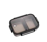 OIFAODAO, Bento Boxes Portapranzo giapponese con scomparto, Box in acciaio inossidabile 304, Contenitore for alimenti scolastici a prova di perdite,Contenitore per il pranzo(Blue)