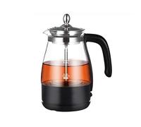 OIFAODAO, Bollitore in vetro for macchina for il tè da 1 litro Teiere in borosilicato con infusori for teiera in sfuso e set scaldino ，Bollitore elettrico