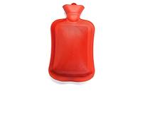 OIFAODAO, Borsa dell'Acqua Calda, da 2000 ml Scaldamani Invernale in Gomma ad Alta densità Portatile Spessa for Piedi tascabili delle Ragazze/Rosso/Medio,Borsa dell'Acqua Calda