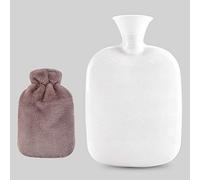 OIFAODAO, Borse dell'Acqua Calda 2000Ml Borsa Sicura Morbida Invernale Portatile Riutilizzabile Protettiva con Coperchio Lavabile a Prova di Perdite Sollievo dal Dolore,Borsa dell'Acqua Calda(A)