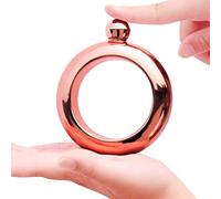 OIFAODAO, Bracciale Bangle Boccetta Fatta a Mano Coperchio in Acciaio Inossidabile Liquore Nascosto di Vino Set imbuti Regalo for Donne Uomini Festa Ragazze Crociera Boozy 3,5 OZ,Fiaschetta