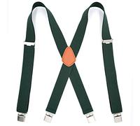 OIFAODAO， Bretelle da Uomo 4 Clip Esterno Cinturino Elastico 2,5 * 120 cm Accessori Regalo for Il Padre,Bretelle da Uomo(Color 09)