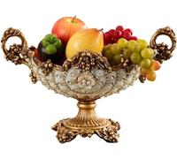 OIFAODAO, Ciotola for frutta Piatto for secca in resina binaurale con piedistallo alto, vassoio porta snack for caramelle, decorativo for tavolino da salotto,Ciotola per frutta