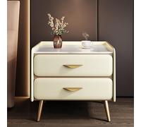 OIFAODAO Comodino， Comodini Comodino Cassettiera for camera da letto Mini comò Organizzatore Mobili for for la casa(Beige,40x40x52cm)