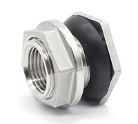 OIFAODAO, Connettore for rubinetto, connettore for serbatoio dell'acqua in acciaio inossidabile, for paratia con filettatura femmina BSP for in Raccordo Homebrew ,Raccordi in ottone(DN25)