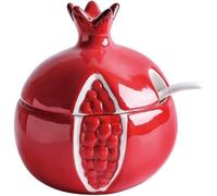 OIFAODAO, Contenitore for condimenti a forma di frutta con coperchio e cucchiaio Contenitori for in ceramica carini for spezie Ciotola for sale ,Barattoli per condimenti