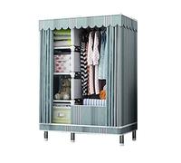 OIFAODAO, Creatività assemblare grucce in stoffa Scatola portaoggetti stabile for divisori for guardaroba domestico aperto ，Armadio portatile(172 * 85 * 45CM)