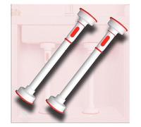 OIFAODAO Il lavandino sostiene Le Gambe， Pali di Supporto Regolabili for mobili lavabo, divani, staffe for lavandini sottotop, aste for Tende, Gambe for(2*H 58 80cm(22.8 31.5"))