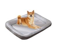OIFAODAO Il Letto dei Cani, Tappetino refrigerante in Seta for Gatti, Ideale for Cani e nella Calda Estate, for di Piccola Media Taglia, Grigio, L(Grey,XL)