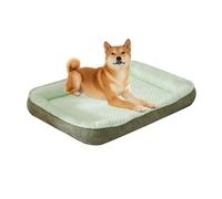 OIFAODAO Il Letto dei Cani, Tappetino refrigerante in Seta for Gatti, Ideale for Cani e nella Calda Estate, for di Piccola Media Taglia, Grigio, L(Green,XL)