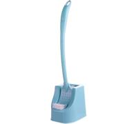 OIFAODAO, La testa della spazzola a doppia faccia può essere piegata for pulire tutti gli angoli fessura scanalatura, for la pulizia profonda del bagno,Scopino per WC(Blue)