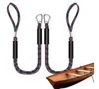 OIFAODAO Le Corde della Nave， 2 Pezzi Bungee Dock Line Mooring Stretch Rope 4 Piedi Quick Docking Boat Stretching Accessories