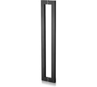OIFAODAO, Maniglia for porta for anteriore esterna interna, for push pull for doccia in vetro for moderna scorrevole for fienile Rettangolare a doppia faccia ，Porta di vetro.(Matt Black,80cm/2.6ft)