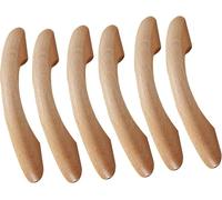 OIFAODAO, Maniglie for armadio da 6 pezzi Maniglia a forma di arco for tronchi in legno for con viti montaggio,Tiri per porte in legno(Hole distance:64mm)