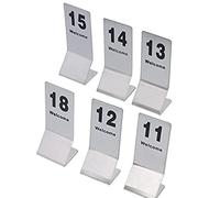 OIFAODAO, Numeri da tavolo 1-25/50 Etichette numerate in metallo, ideali for ricevimenti rustici, banchetti, caffè, ristoranti,Il tavolo del ristorante(25pcs)