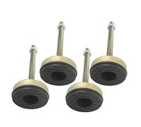 OIFAODAO, Piedini livellanti, 4 Piedini Regolabili M12x100mm for mobili, Piedino livellante articolato con Diametro Base 54mm for cucine, Garage, officine, uffici ，Piedini livellatori