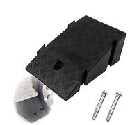 OIFAODAO, Rampa for Porta con soglia in Gomma for Accesso for sedie a rotelle e Scooter - for marciapiede, Ingresso for la Mobilità della in Salita,Rampe per marciapiedi(Svart,H:19Cm)