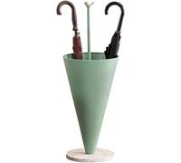 OIFAODAO Rastrelliere per ombrelli, Cestino for ombrelli Secchio Alto for la casa a Forma di Ombrello, Hotel Nordico, con Manico a Uccello(Green)