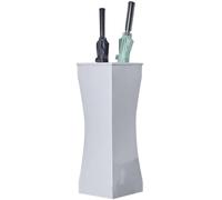 OIFAODAO Rastrelliere per ombrelli, Supporto a Forma di Vita for Interni in Stile Semplice, Secchiello Geometrico in Ferro for Appartamento, Bastone da Passeggio(Grey)