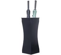 OIFAODAO Rastrelliere per ombrelli, Supporto a Forma di Vita for Interni in Stile Semplice, Secchiello Geometrico in Ferro for Appartamento, Bastone da Passeggio(Black)