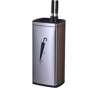 OIFAODAO Rastrelliere per ombrelli, Supporto for Lobby di Hotel Verticale, Quadrato for la casa, Secchio for ombrelli da Ufficio in Acciaio Inossidabile, Senza Installazione(Silver Color)