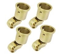 OIFAODAO, Ruote for mobili in stile tazza, accessori hardware for baule, armadi, divani, carrelli, sedie, letto, carico 150 kg, 4 pezzi ，Rotelle(32mm/1.26in)