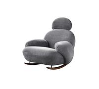 OIFAODAO， Sedia a dondolo nordica, divano pigro for la casa moderna, poltrona di lusso a luce singola nel soggiorno, a for il tempo libero,Il divano pigro(Grey)