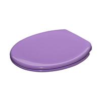 OIFAODAO, Sedile WC Copriwater Tipo O con Imbottitura Coperchio in Resina urea-formaldeide,Sedile per WC(Purple)