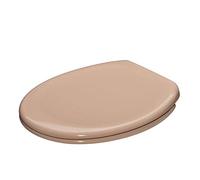 OIFAODAO, Sedile WC Copriwater Tipo O con Imbottitura Coperchio in Resina urea-formaldeide,Sedile per WC(Bruin)