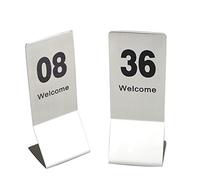 OIFAODAO, Segnaposto for tavolo, segnaposto da 1 a 25/50, ideale for ricevimenti rustici, banchetti, caffè, ristoranti,Il tavolo del ristorante(1 to 25)