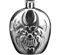 OIFAODAO, Set Regalo fiaschetta Rotonda da 6 Once con Imbuto in Una Scatola Nera Fiaschetta for Feste Avventura all'Aria Aperta Whisky liquore Duro,Fiaschetta