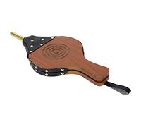 OIFAODAO, Soffietto in legno, soffietto for camino in ergonomico in pelle di grandi dimensioni for Soffiatore manuale for griglia for in con cinghia ，Soffietto manuale