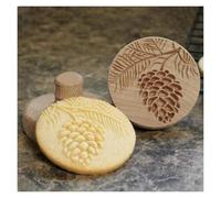 OIFAODAO, Stampi for biscotti in legno, con timbro, stampini for in intagliato, pressa for, di pan zenzero, goffratura ，Tagliabiscotti