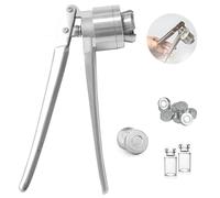 OIFAODAO, Tappatore Manuale for fiale a siringa, Comodo e Durevole ，Pinze tappatrici(Aluminumcover,28mm)