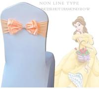 OIFAODAO, Telai for Sedia, Fascia for Sedia in Spandex con Fiocco in Raso sullo Schienale for la Decorazione della Copertura della Sedia for Feste di Eventi di Nozze, 50 Pezzi,Fasce per sedie(Pink)