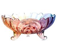 OIFAODAO, Vassoio for frutta in vetro Piatto for composta di secca da 9 pollici/23 cm for la decorazione della casa e del soggiorno-Five s,Vassoio della frutta
