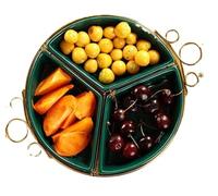 OIFAODAO, Vassoio for snack in ceramica for frutta secca, piatto for caramelle, vassoio for tapas, decorazione for la casa,Ciotola per frutta