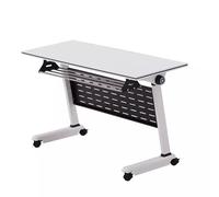 OIFJROIW Grande tavolo conferenza, tavolo rettangolare seminari, scrivania mobile formazione, per postazioni lavoro, aule formazione e uffici domestici(120 * 60)