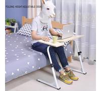 OIFJROIW Scrivania pieghevole laptop, comodino multiuso, scrivania studio regolabile altezza, per soggiorni, camere letto e sale pranzo(60 * 40)
