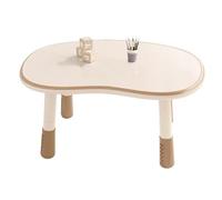 OIFJROIW Tavolo regolabile altezza forma nocciolina, scrivania cancellabile, tavolo studio multifunzionale, per aule, asili e sala pranzo