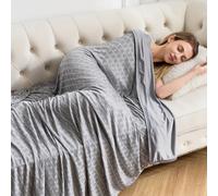 OIGAE Arc-Chill - Coperta di raffreddamento per l'estate, con tecnologia giapponese Q-Max > 0,5, perfetta per sudorazione notturna e per chi dorme caldo, 200 x 220 cm, colore: grigio