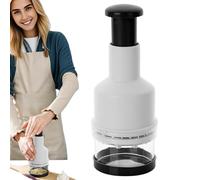 Oignons Chopper | Manuel Garlic Press | Bavaglio di patate compatte per peperoni, noci, cipolle, peperoni e | Mini elicottero manuale | Coppa di Oignons | Verdure e condimenti ultra pratici