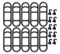 OIGWBPH 10 Pezzi Banda da Bicicletta Cinghia,Bicicletta Anello Di Fissaggio,Elastica Cinturino per Bicicletta,Bicicletta Fascia Elastica Gomma Anelli,Per Torcia Ciclismo All'aperto Navigazione