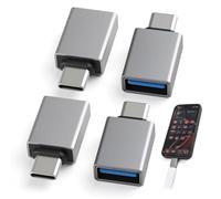 OIHCAZ Adattatore da USB C a USB, adattatore USB-C maschio a USB 3.0 femmina, convertitore OTG Thunderbolt 3 di tipo C compatibile con la maggior parte dei laptop/tablet/smartphone con una porta USB