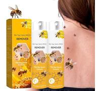 oihgerg 2pcs Bee Venom Wart And Tag Remover Spray, Bee Care Spray 20ml Recede Bee Spray, Tagrecede Bee Spray for Skin,Safe for all Skin Types