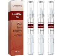 oihgerg 3pcs Wipe off Tags & Moles Remover, Wart Removing Pen, Wart-Remover & Mole-Remover Liquid, Flat Wart Mole Repair Liquid Remover Pen for Moles, Skin Tags, Warts, Age Spots, Freckles & More