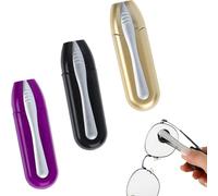 oihgerg Set di 3 detergenti per Occhiali Peeps, Spazzola per la Pulizia degli Occhiali e degli Occhiali da Sole
