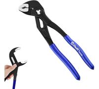 Oiieco Pinze per pompa dell'acqua da 20,3 cm, con impugnatura morbida e meccanismo di regolazione rapida a 12 posizioni per strumenti idraulici e applicazioni con chiave per tubi