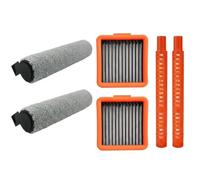 Oiieco Set di pezzi di ricambio per lavatrice Uwant D5 D100 V8 D100 Pro D5 Pro, 2 spazzole a rullo, 2 filtri, 2 bastoncini di neutralizzazione degli odori, set di accessori per la pulizia del